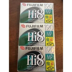 Fujifilm Hi8 Professional Grade Videocassette 3 pack new and sealed